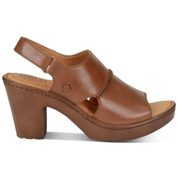 BORN Wekiva Leather Open Toe Ankle Strap sandals - Picture 13 of 13